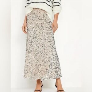 NWT sequin maxi skirt